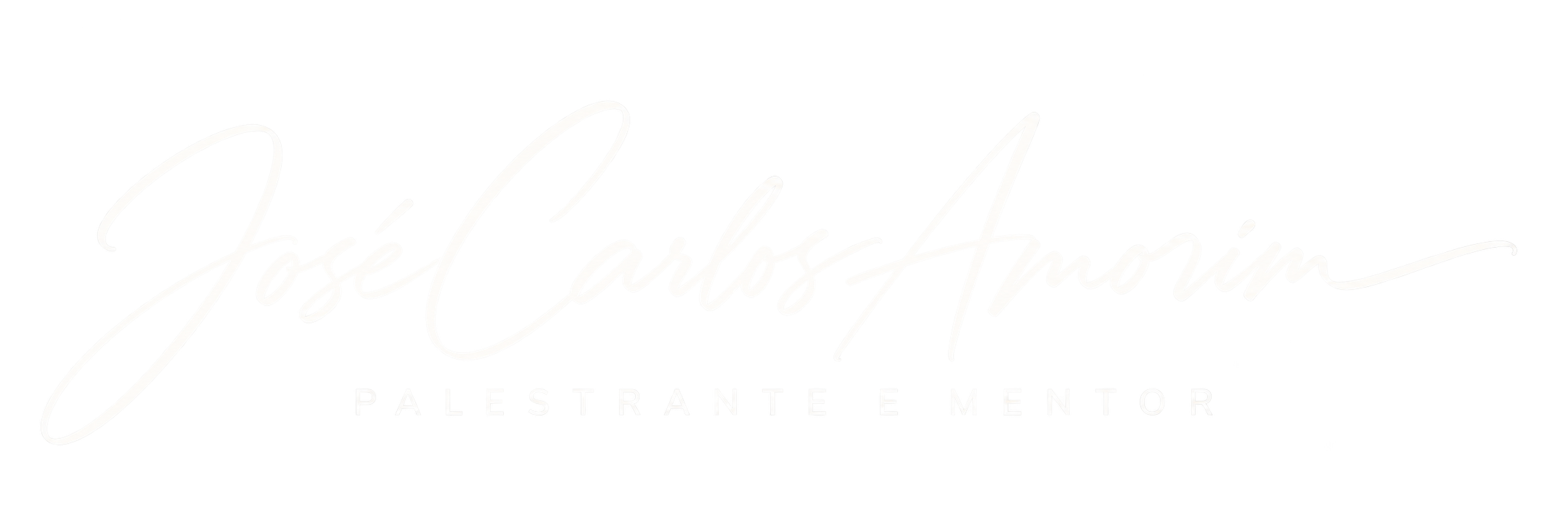 Assinatura de José Carlos Amorim — Palestrante e Mentor
